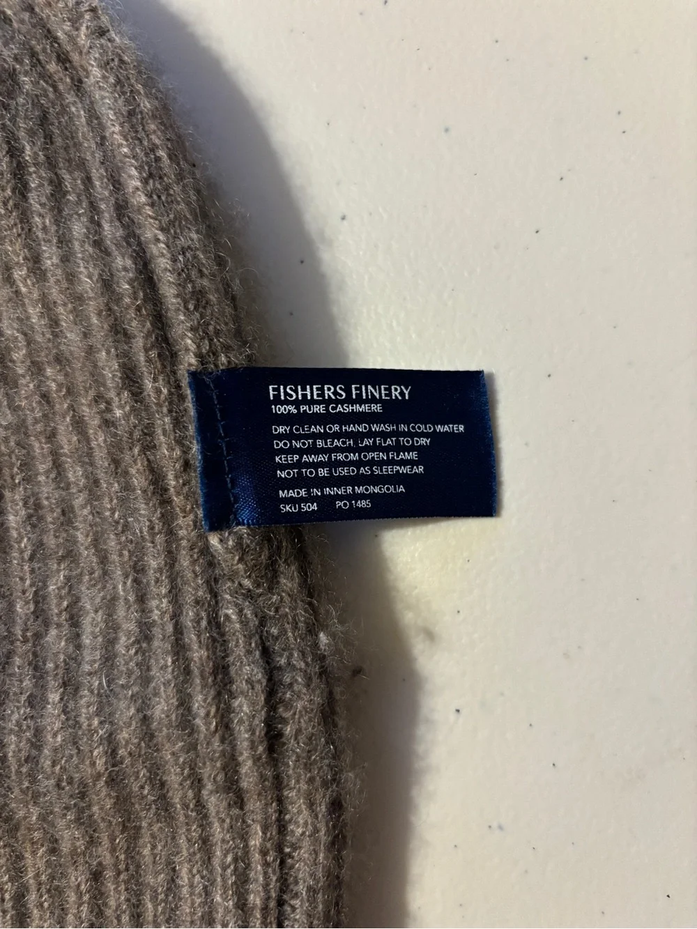 Androgynous Cashmere Beanie Fisherman Ribbed Medium Weight Elevated Basic Soft